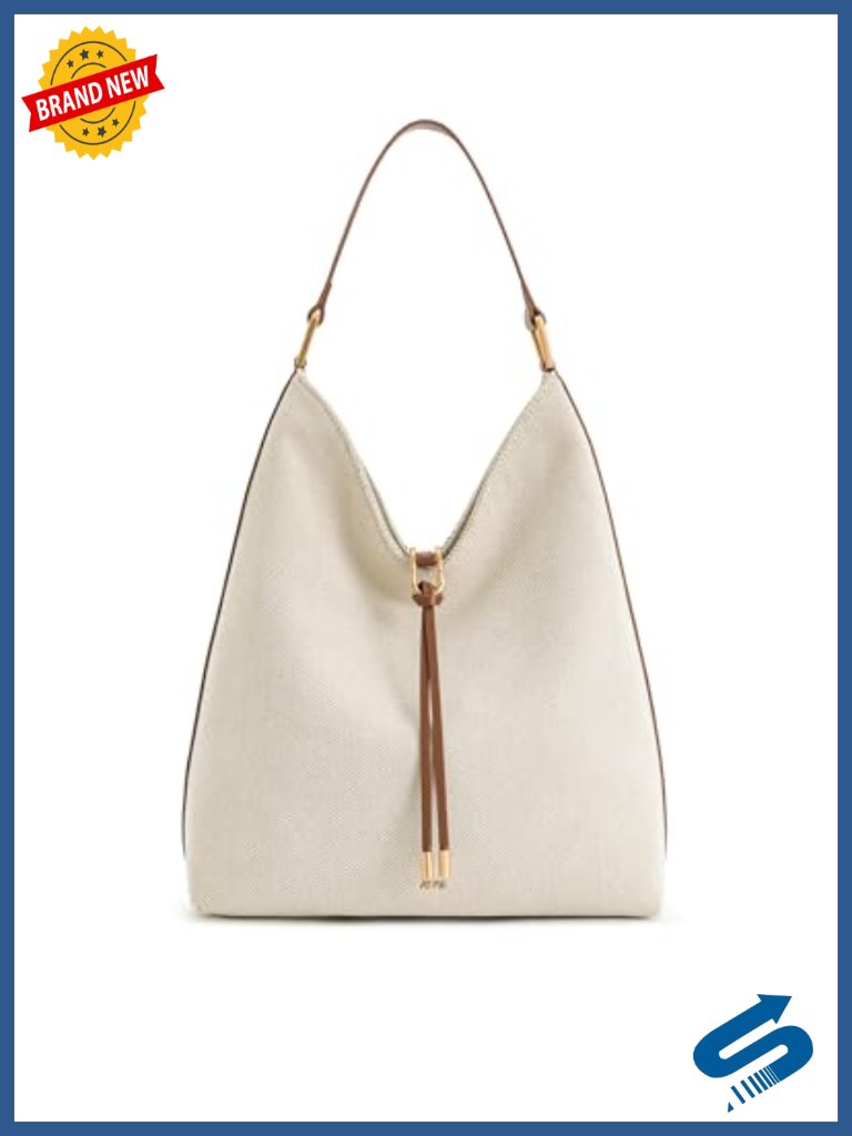 Faux Suede Shoulder Bag With Gold Hardware, Fits Ipad Pro